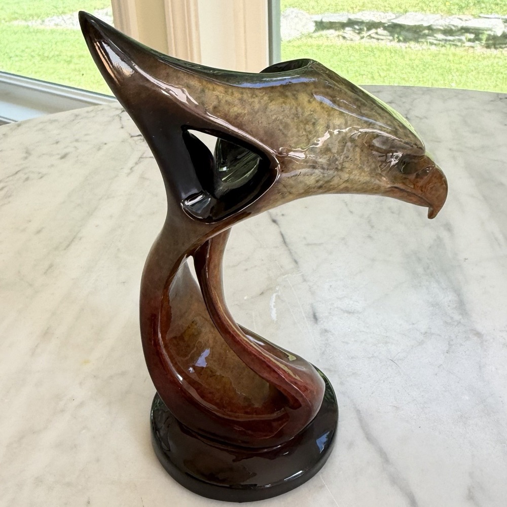Stephen Herrero Imago Eagle figurine MCSI 2007 Supernal Topaz 6.25" Tall
